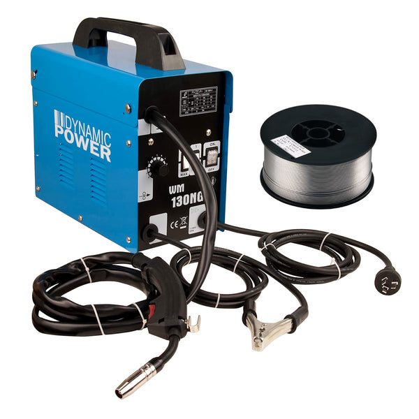  MIG Gasless Welder + Wire Portable Welding Machine 130Amp