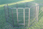 16 Panels 100 cm Heavy Duty Pet Dog Cat Puppy Rabbit Exercise Playpen Fence