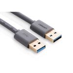 Usb3.0 A Male To A Male Cable 2M Black (10371)