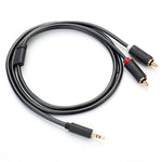 3.5Mm Male To 2Rca Male Cable 3M (10512)