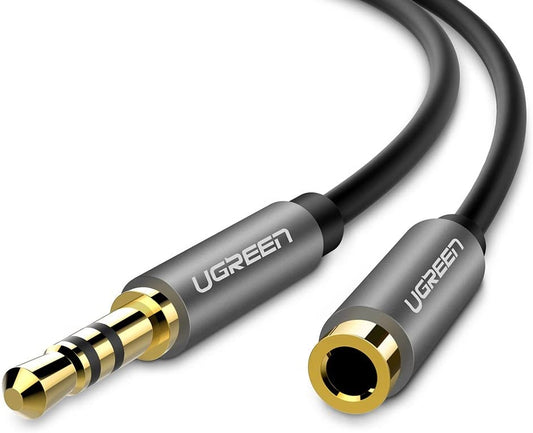 Male to 3.5mm Female Extension Cable 3m Black