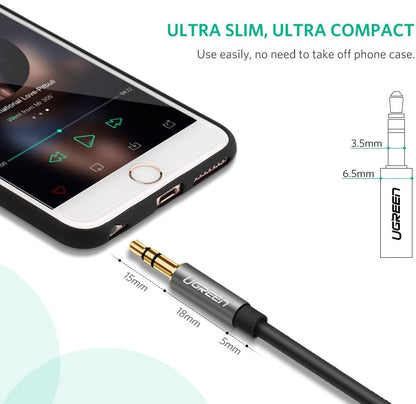 Male to 3.5mm Female Extension Cable 3m Black