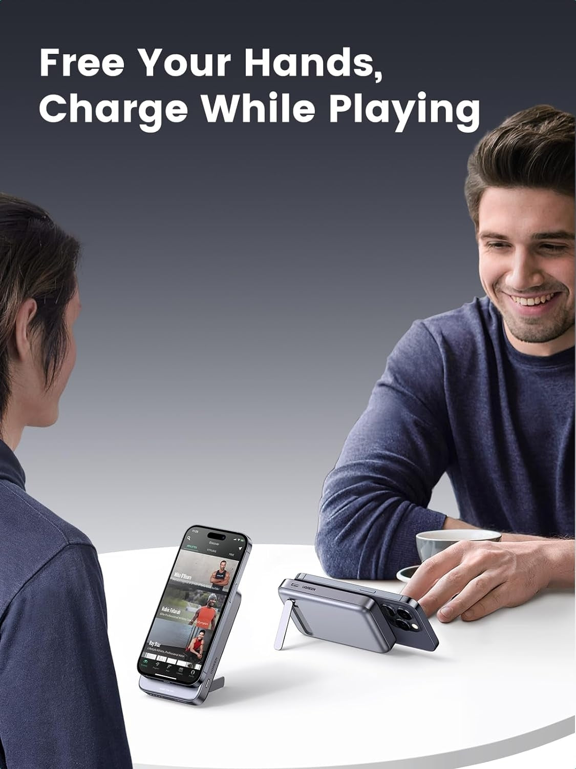 10000Mah Magnetic Wireless Power Bank (Sapce Gray)