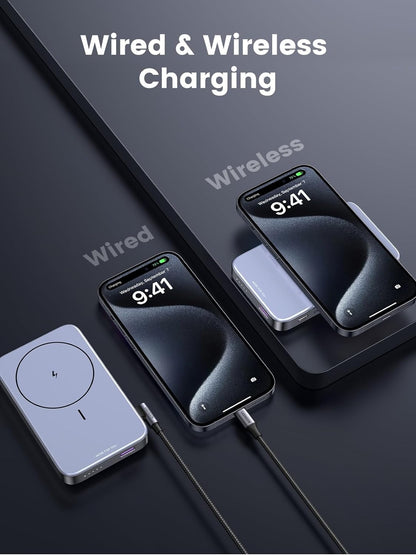 10000Mah Magnetic Wireless Power Bank (Sapce Gray)
