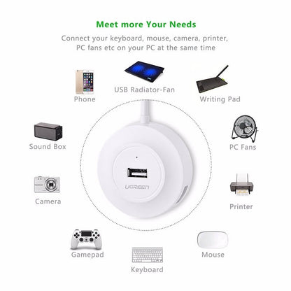 20270 Usb 2.0 4-Port Hub White