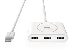 Usb 3.0 4 Ports Hub White 1M (20283)