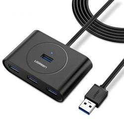 Usb 3.0 4 Ports Hub Black 50Cm (20290)