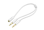 3.5Mm Female To 2Mm Male Audio Cable - White (20897)