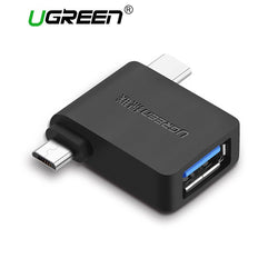 Micro Usb+ Usb-C To Usb 3.0 Adapter (30453)