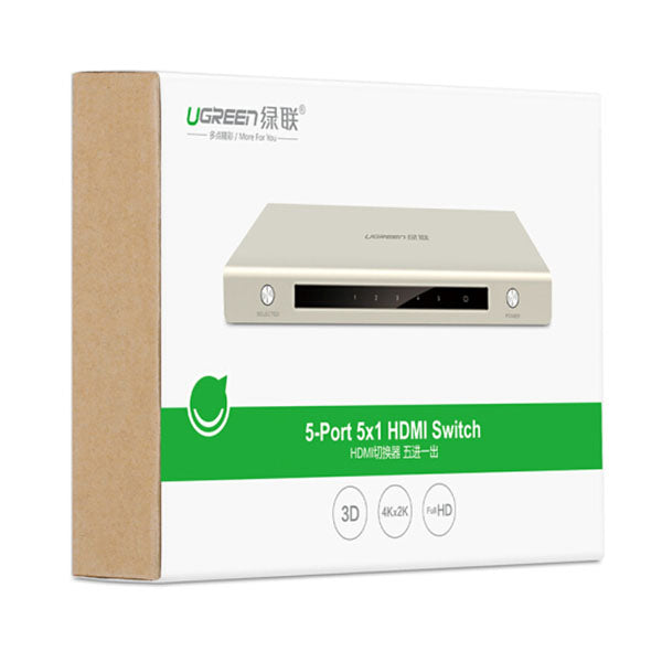 Hdmi 5 X 1 Switch  Zinc Alloy 40279