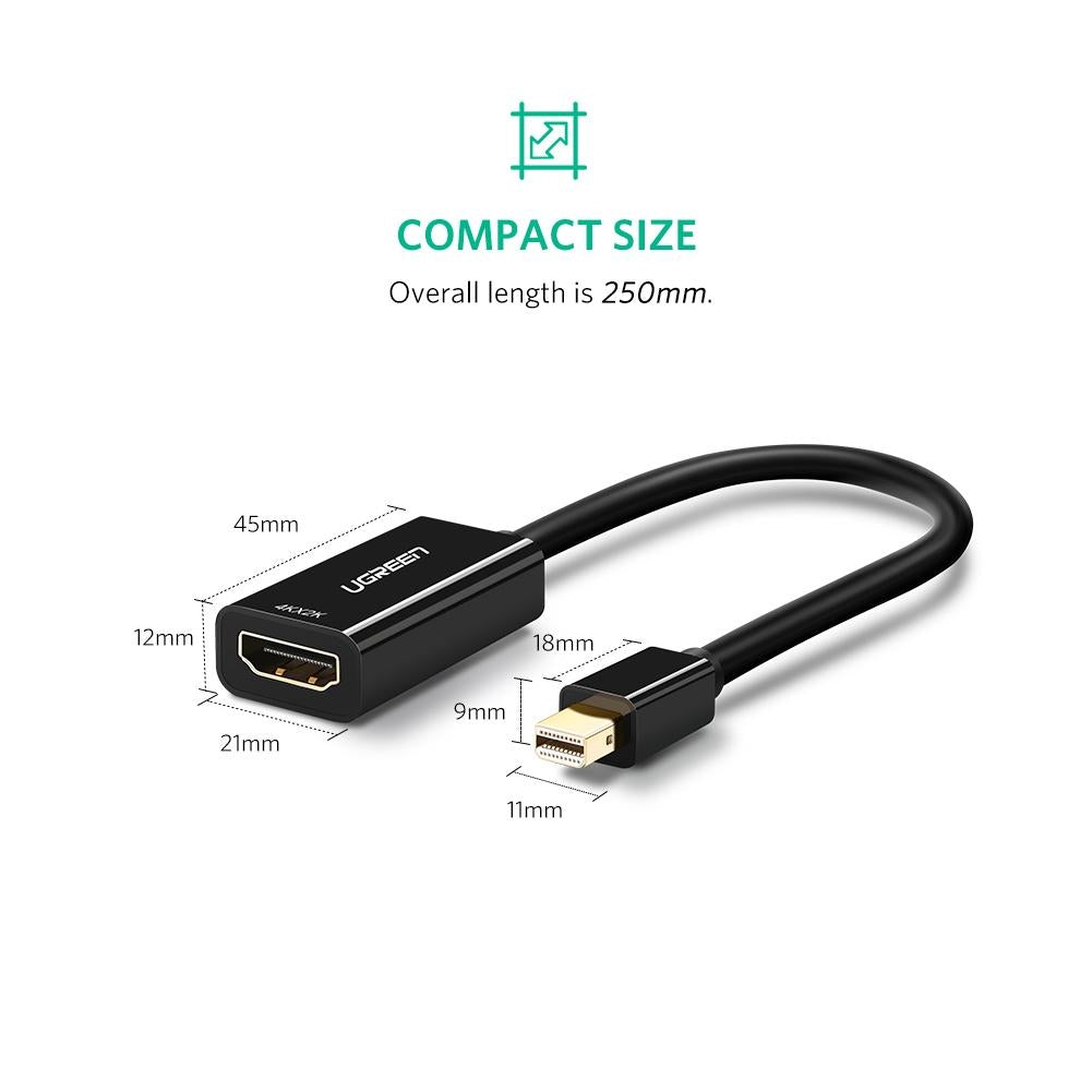 Mini DP to HDMI Adapter (Thunderbolt Compatible)