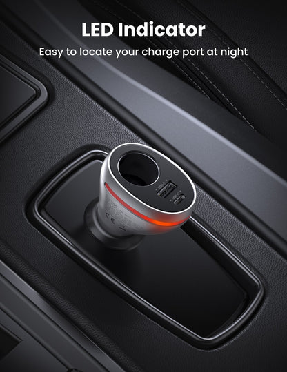 84W Dual Port Car Charger (Space Grey)