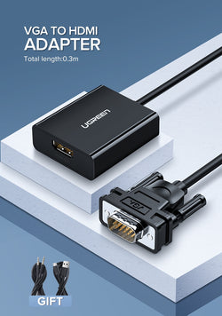 Vga To Hdmi Converter Black 60814