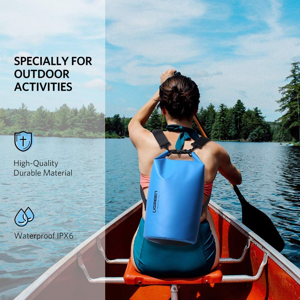 Floating Waterproof Dry Bag For Cycling/Biking/Swimming- Blue