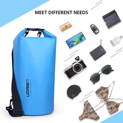 Floating Waterproof Dry Bag For Cycling/Biking/Swimming- Blue