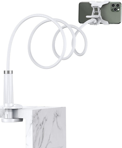 80515 Phone Holder With Long Arm Silver 120Cm