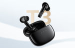 90401 Hitune T3 Active Noise-Cancelling Wireless Earbuds (Black)