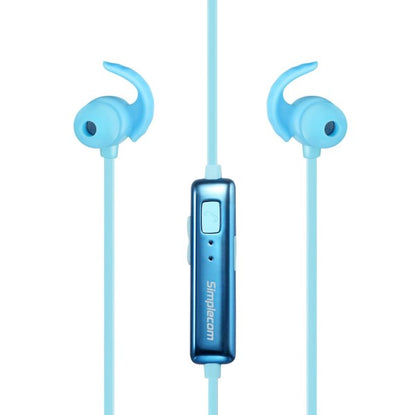 Bh310 Metal In-Ear Sports Bluetooth Stereo Headphones Blue