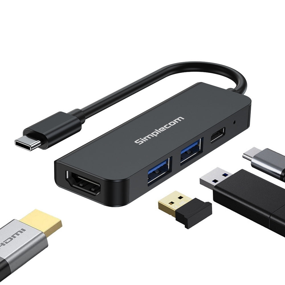 4-in-1 Multiport Adapter Hub USB 3.0 HDMI 4K PD