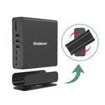 Cht815 15-In-1 Usb-C Triple Display Dock: 4K, Dual Hdmi Dp