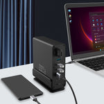 Cht815 15-In-1 Usb-C Triple Display Dock: 4K, Dual Hdmi Dp
