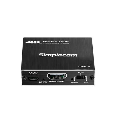Hdmi 2.0 1X2 Splitter 1 In 2 Out 4K@60Hz Hdr10 2 Port Hdmi Duplicator
