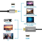 Usb-C Type C To Hdmi Cable 1.8M (6Ft) 4K@30Hz