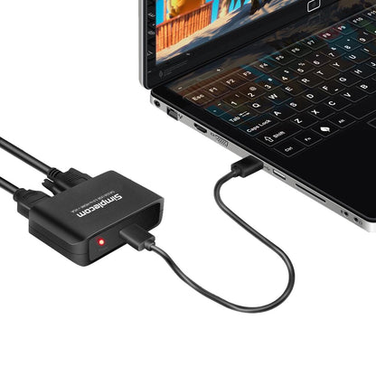 Usb 3.0 To Hdmi + Vga Video Adapter With 3.5Mm Audio Full Hd 1080P