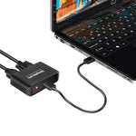 Usb 3.0 To Hdmi + Vga Video Adapter With 3.5Mm Audio Full Hd 1080P