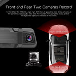 T600 Ultra Hd Dual Cameras 5.5 Inch Ips Touch Screen Car Dvr Driving Recorder