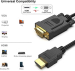 HDMI to VGA Male to Male1.8M Cable