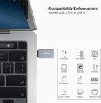 USB C to USB 3.0 Adapter, USB C to A Male to Female Adapte