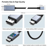 USB-C to DisplayPort 3M (10 Feet) Cable(8K@60Hz 4K@144Hz)