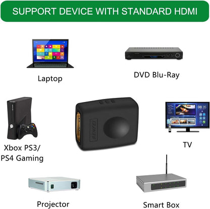 4K HDMI Coupler, HDMI Female to Female Adapter