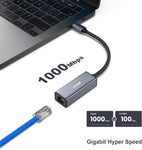 USB-C to Ethernet Adapter (Thunderbolt 3 to RJ45)