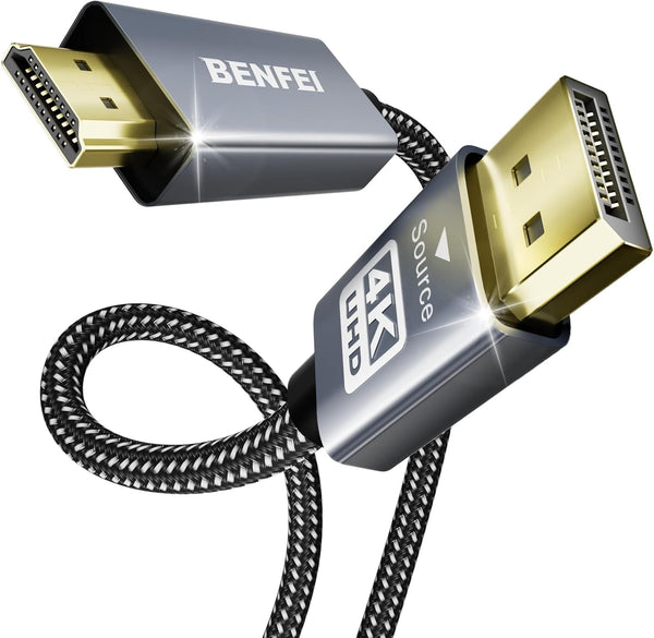 4K DisplayPort to HDMI 1.8m Cable