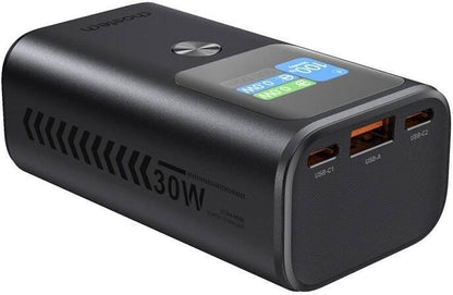 Sleek 10000mAh PD30W Power Bank - USB-A & USB-C