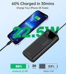 20000mAh Power Bank PD22.5W with Digital Display