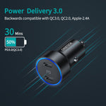 2-Port 40W Usb-C Car Charger Adapter