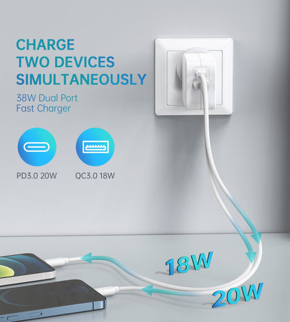 Qc3.0 18W + Pd 20W Fast Charger