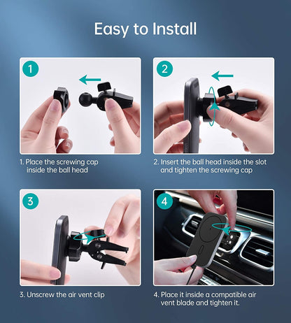 Magleap Magnetic Wireless Car Charger For Iphone 12