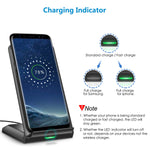 T524-S QI Fast Wireless Charger Stand