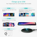 15W Wireless Charging Pad With Ac Adapter