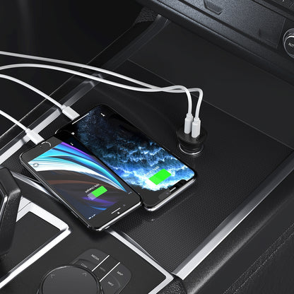 Dual Usb-C 36W Car Charger Adapter Black