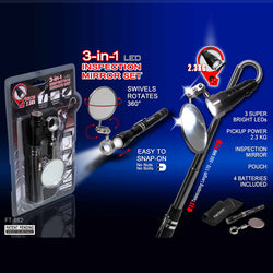 3In1 Inspection Mirror Set