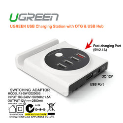 Multifunction Usb Charging Station With Otg Usb Hub (20352)