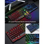 4-pcs Gaming Keyboard/Mouse/Headphone/Mouse Pad Kit Set