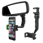 Adjustable Phone Holder Car Rearview Mirror Mount