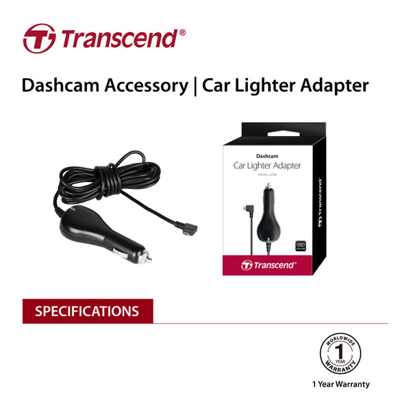  Car Lighter Adapter For Drivepro, Micro-B (For Dp230 / Dp130 / Dp110)