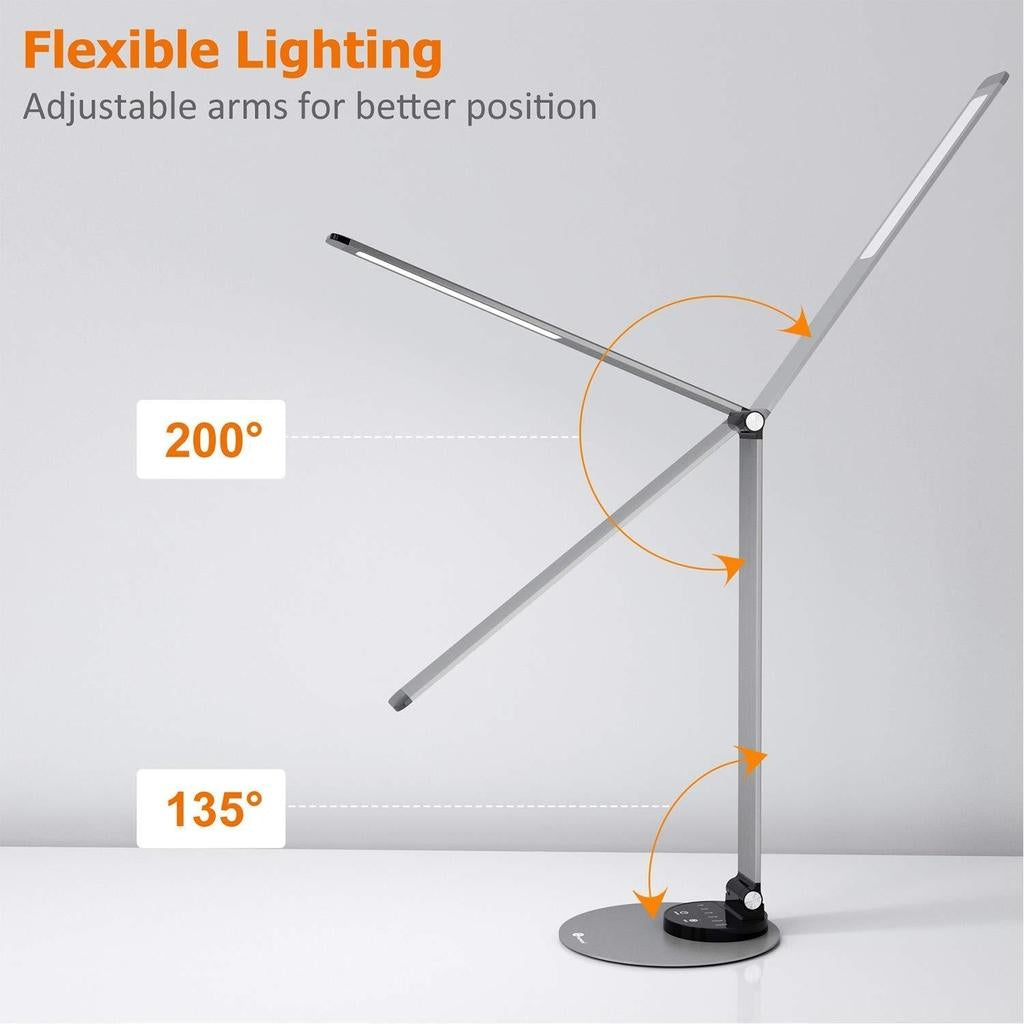 Taotronics Dl22 Aluminium Alloy Dimmable Led Desk Lamp (Tt-Dl22)